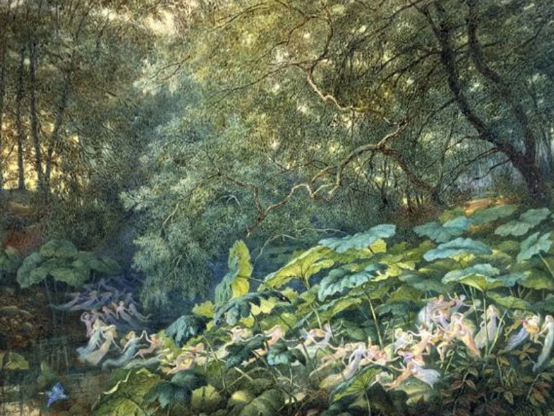 1824-Richard Doyle - Un sogno serale autunnale (1878)